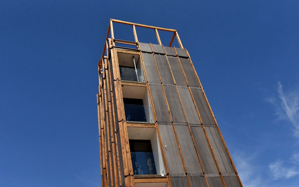 El edificio de madera más alto de Latinoamérica está en Chile