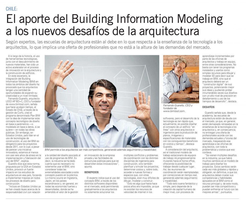 El aporte del Building Information Modeling a los nuevos desafíos de la arquitectura