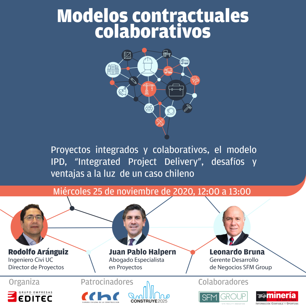 Analizarán aporte de los modelos contractuales colaborativos para ejecución de proyectos