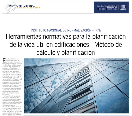 Herramientas normativas para la planificación de la vida útil en edificaciones – Método de cálculo y planificación