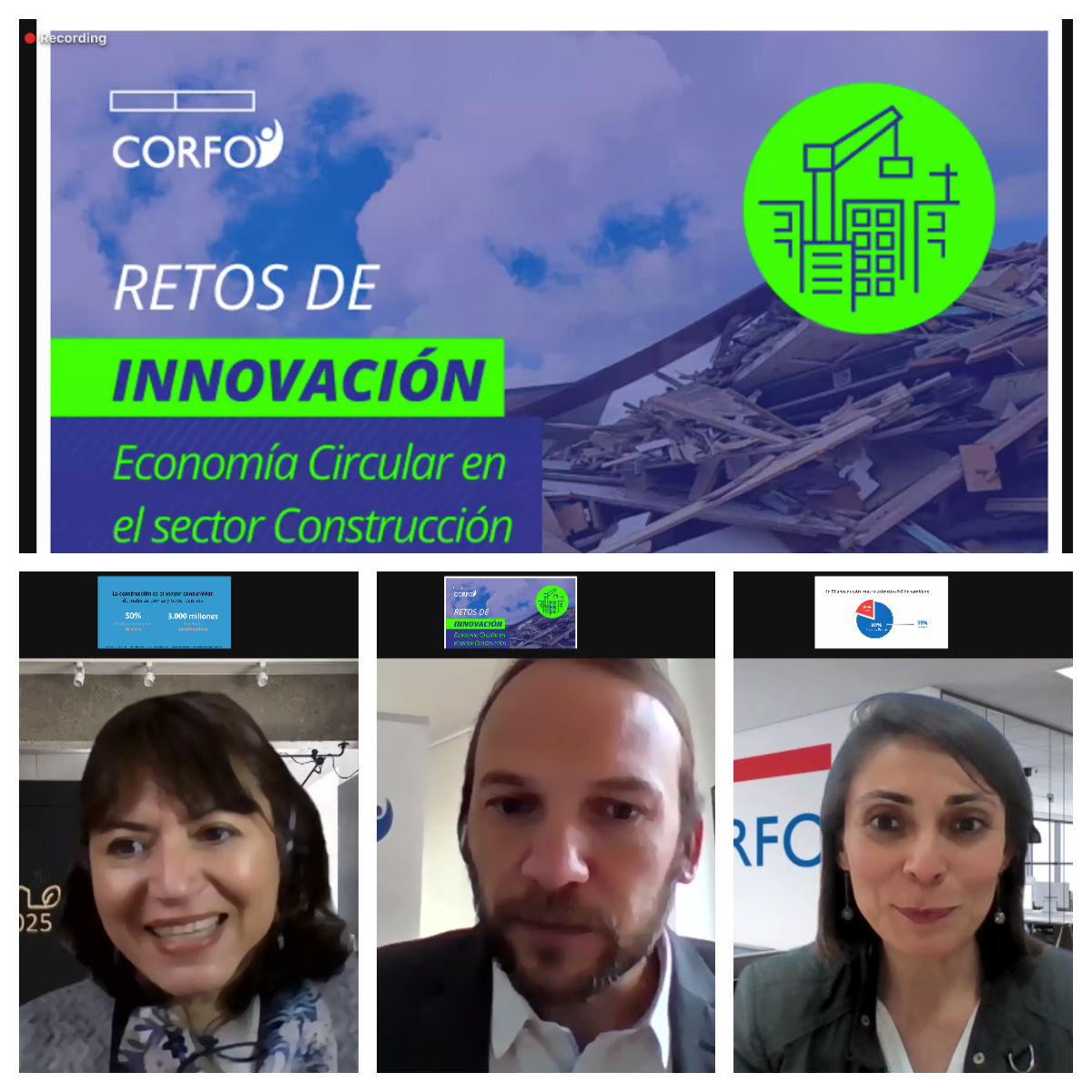Corfo y Construye2025 lanzan “Reto de Innovación: Economía Circular en Sector Construcción”
