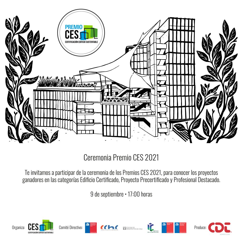 Premios CES 2021: reconocerán a los edificios más sustentables de Chile