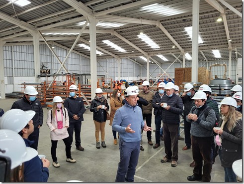 40 empresas de todo el país visitaron Temuco para conocer casos de éxitos en torno a la construcción industrializada