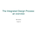 The Integrated Design Process: an overview