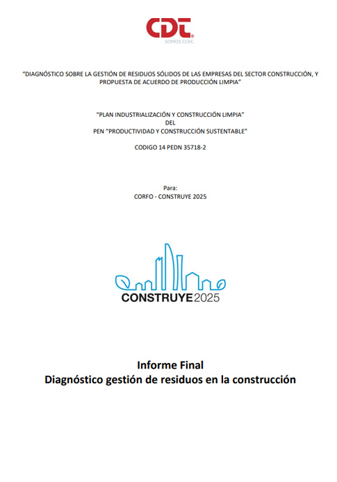 Diagnóstico Sobre la Gestión de Residuos de las Empresas del Sector Construcción