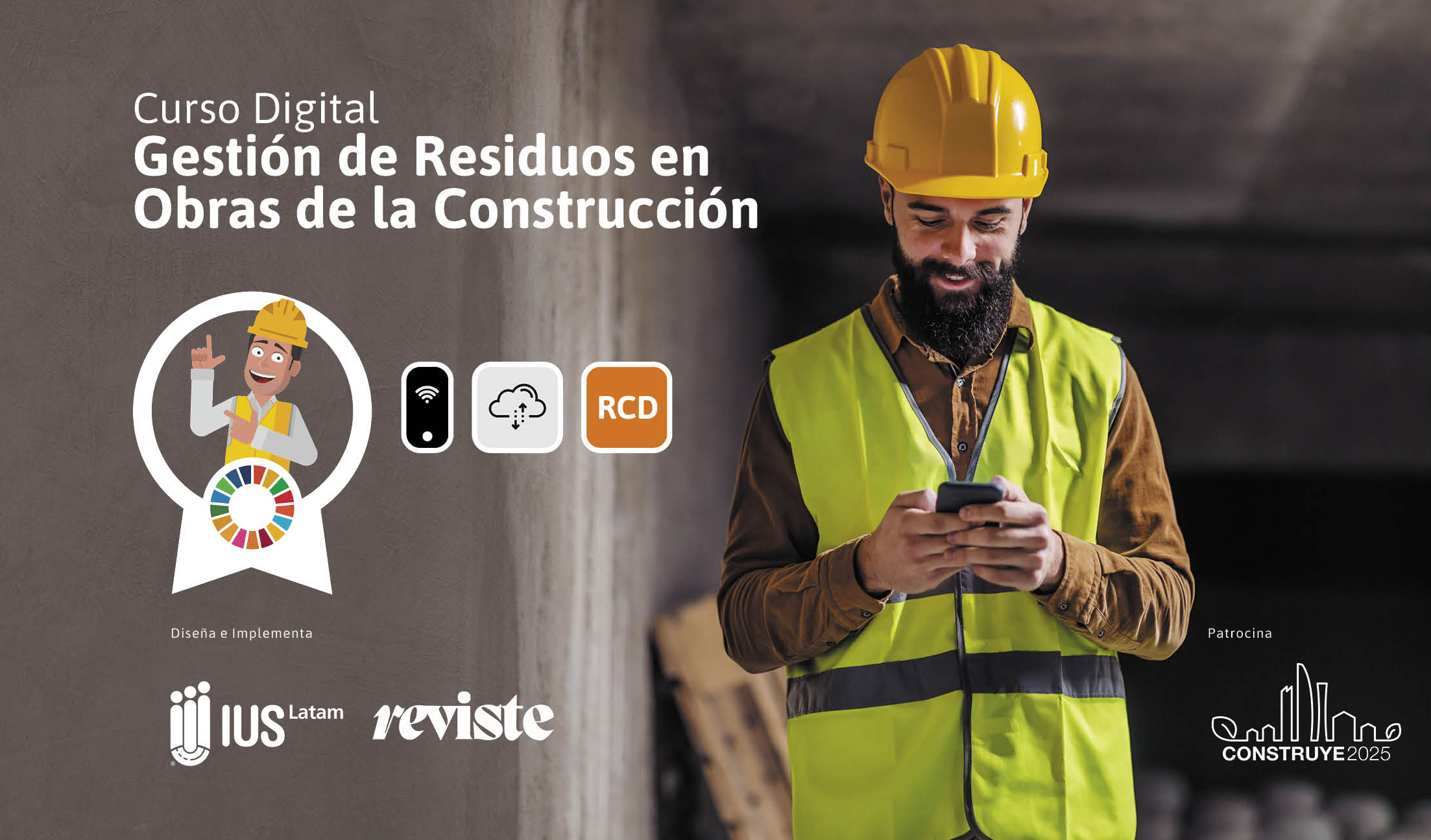 Lanzamiento Programa de Formación Digital  Gestión de Residuos de la Construcción RCD