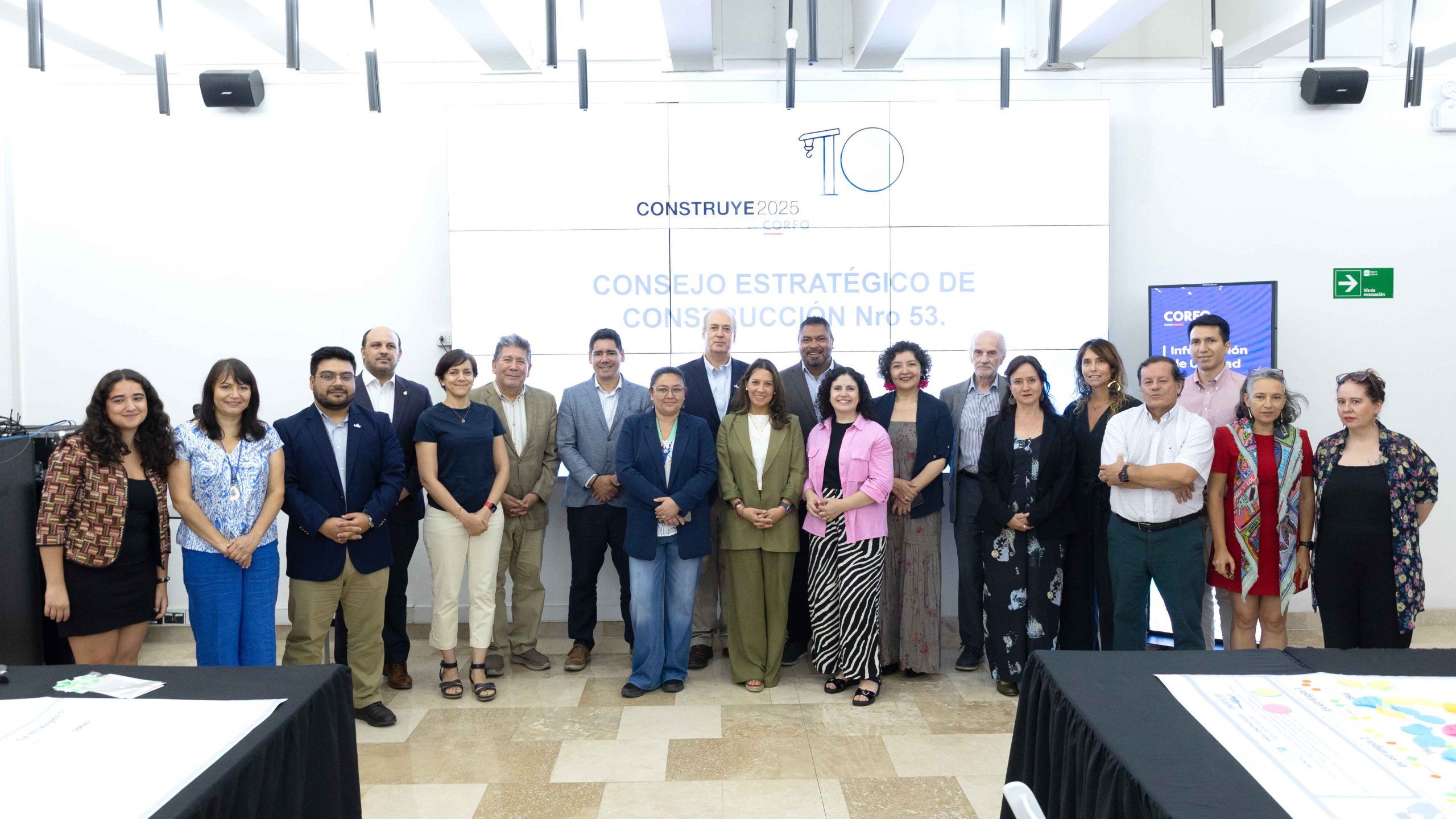 Consejo Estratégico N°53 de Construye 2025 entrega balance y se prepara para definir la nueva hoja de ruta del programa