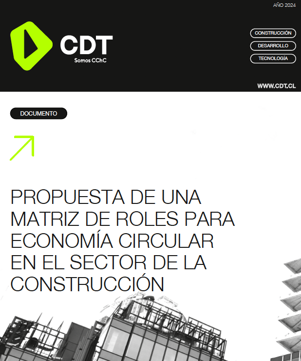 Propuesta de una matriz de roles para economía circular en el sector de la construcción
